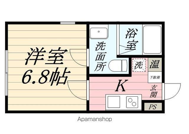 マリーナヨコハマベイサイド(1K/3階)の間取り写真