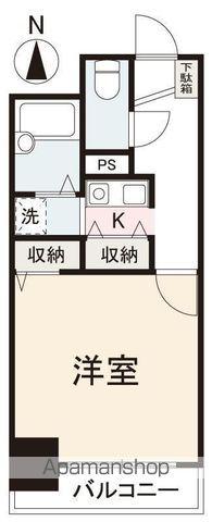 オレンジコート栗林(1K/2階)の間取り写真