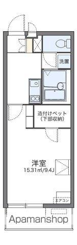 レオパレスけやき 3階階 間取り