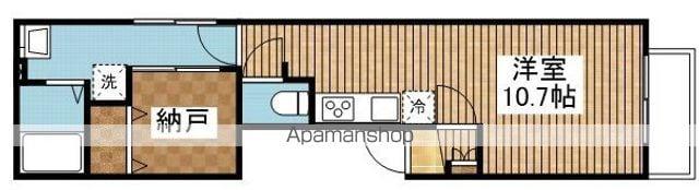 コア万代(ワンルーム/3階)の間取り写真