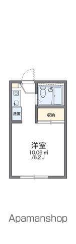 レオパレスサウスRIVERⅡ(1K/1階)の間取り写真