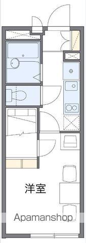 ROGIE HILLS(1K/1階)の間取り写真