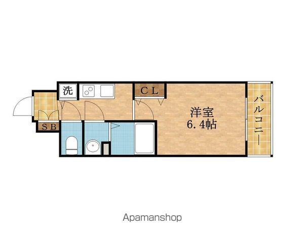 レオンコンフォート京橋(1K/10階)の間取り写真