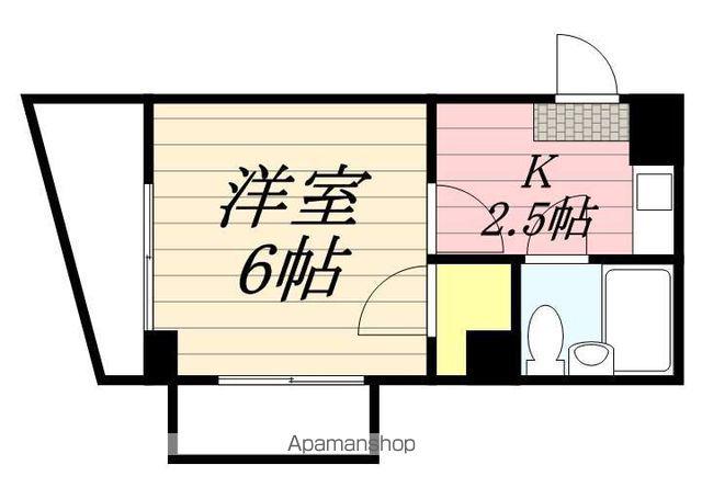 クリーンハイツ(1K/4階)の間取り写真
