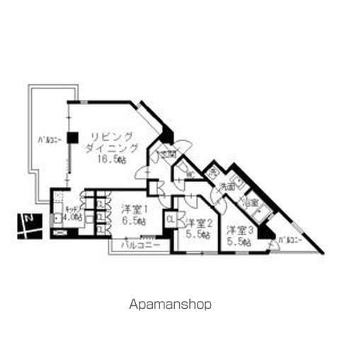 NS21やごと(3LDK/4階)の間取り写真