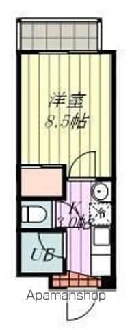 AMBER辻(1K/3階)の間取り写真