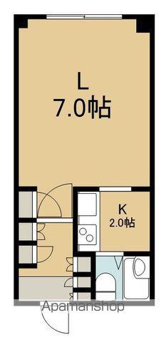 千代台レジデンス真(1K/3階)の間取り写真