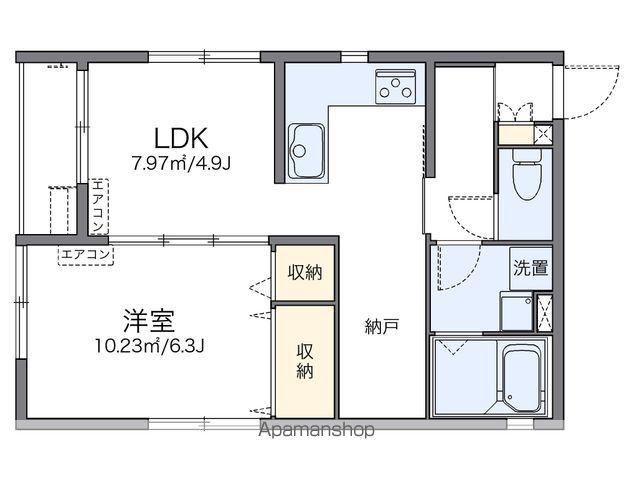 クレイノフェリーチェ(1LDK/1階)の間取り写真