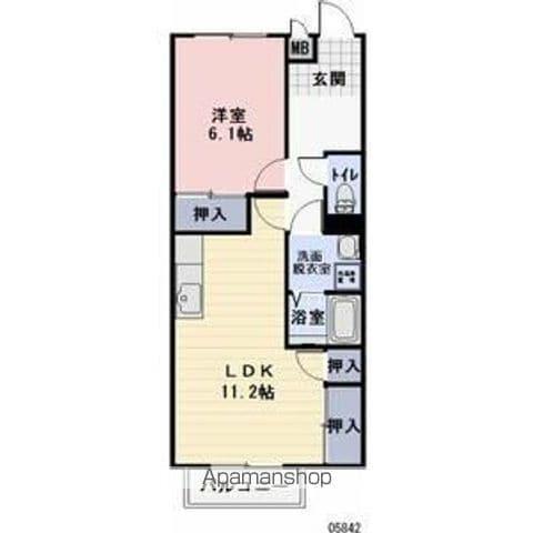 CREA DREAM(1LDK/2階)の間取り写真