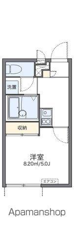 レオパレスボレール(1K/1階)の間取り写真