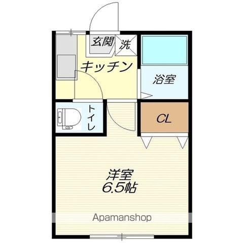 ロイヤルハイツヤマシチ(1K/2階)の間取り写真