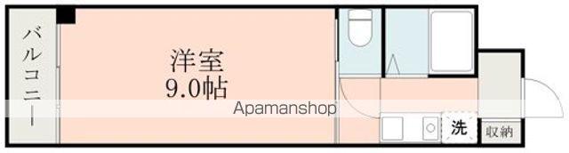 エースコーポ(1K/4階)の間取り写真