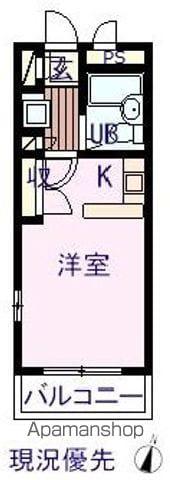 RX寺町(ワンルーム/1階)の間取り写真