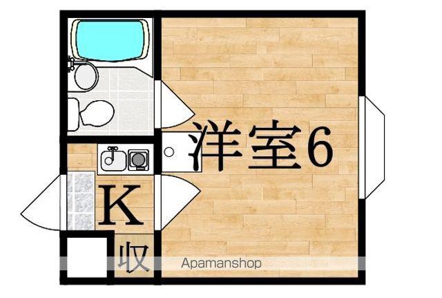 ロイヤル高田(1K/2階)の間取り写真