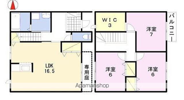 ラヴィアンローズ(3LDK)の間取り写真