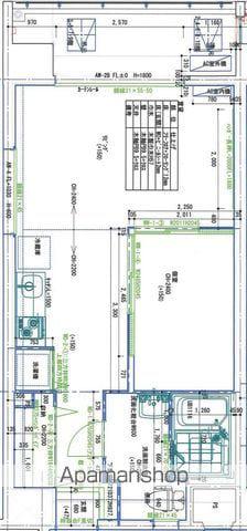 コヴェント・ガーデン 二番町(1LDK/6階)の間取り写真
