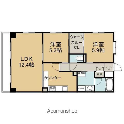 サンマリアージュ(2LDK/3階)の間取り写真
