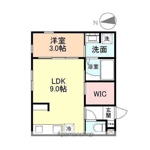 INTEGRAL大泉Ⅰ(1LDK/1階)の間取り写真