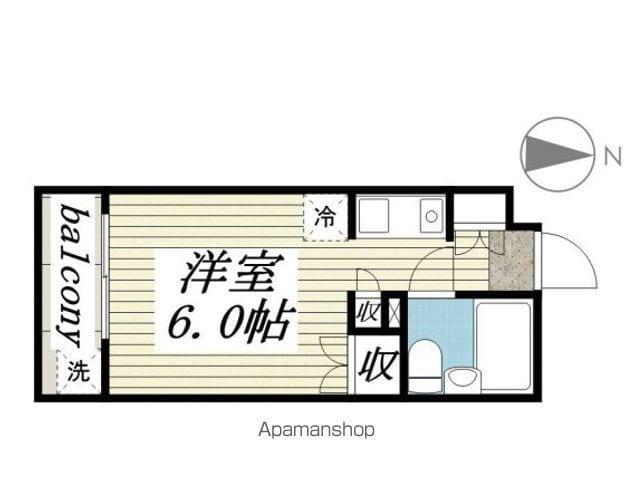 メゾン・ド・ピエール(ワンルーム/3階)の間取り写真