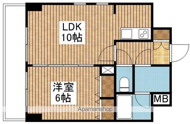 WILLDO礎町(1LDK/5階)の間取り写真