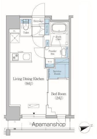 アーバネックス北上野(1SLDK/10階)の間取り写真