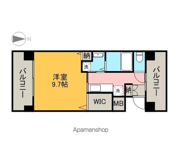 CASTELLO ASSO(1K/3階)の間取り写真