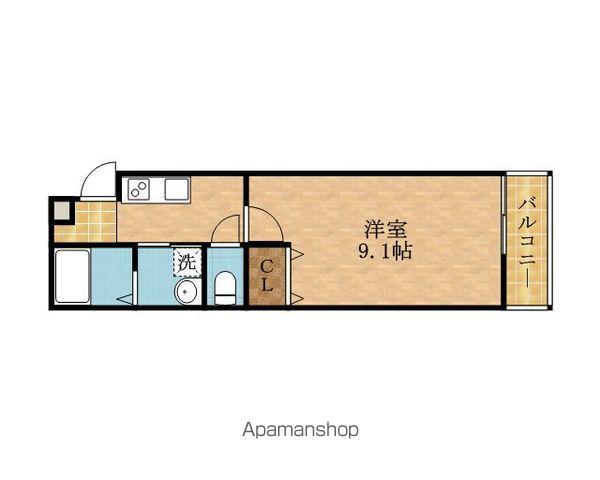 フジパレス太子橋Ⅲ番館(1K/1階)の間取り写真