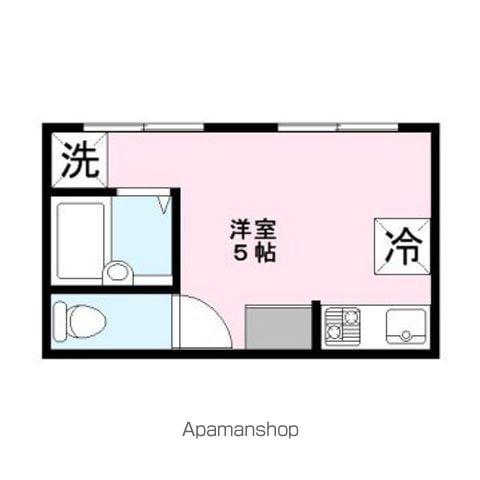 サンヒルズ2(ワンルーム/1階)の間取り写真