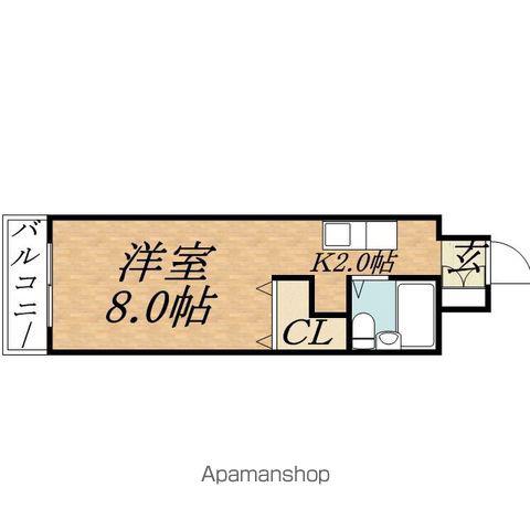 ラメール円山公園(ワンルーム/4階)の間取り写真