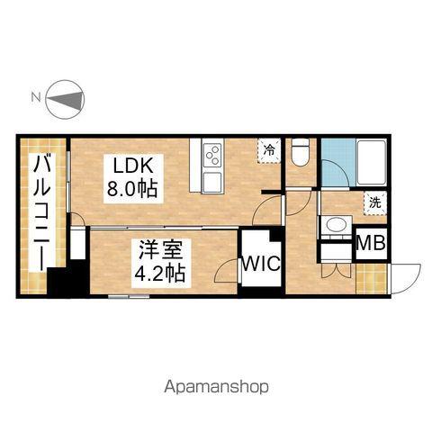 プレサンス ロジェ 丸の内 CENTRAL CASA(1LDK/11階)の間取り写真