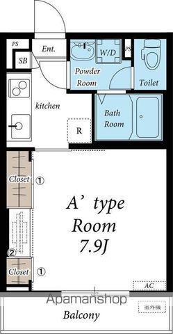 リブリ・CHARM(1K/2階)の間取り写真