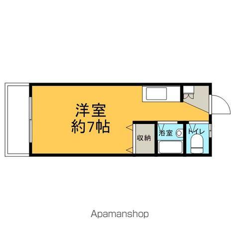 ワンルーム友(ワンルーム/1階)の間取り写真
