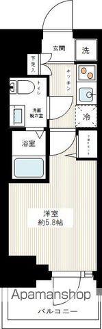 AZEST青砥Ⅱ(1K/15階)の間取り写真