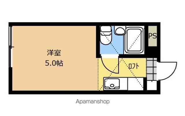 タウニィ渕野辺(ワンルーム/1階)の間取り写真