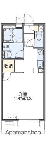 レオネクストエターナル(1K/1階)の間取り写真