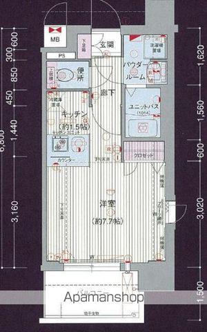 プレサンス 名古屋STATIONアライブ(1K/10階)の間取り写真