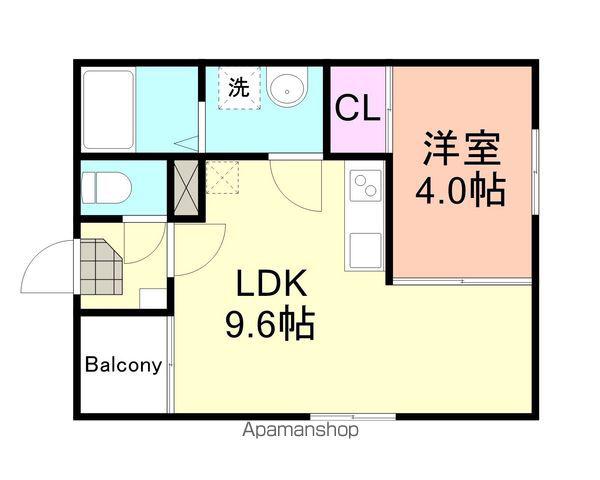 タノクレスト・Ⅰ(1LDK/3階)の間取り写真