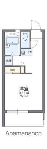 レオパレス中居(1K/1階)の間取り写真