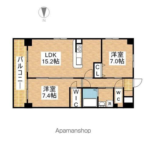 LIVE FLAT上前津(1SLDK/12階)の間取り写真