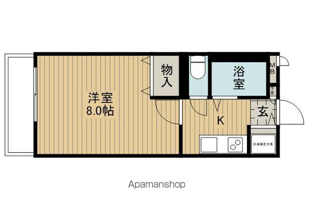 フェニックス(1K/2階)の間取り写真
