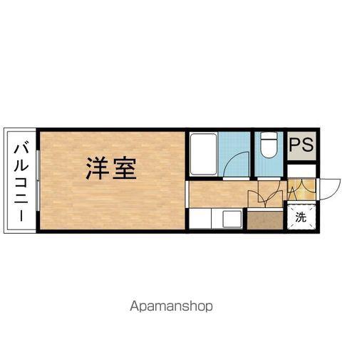 サン松香台(1K/4階)の間取り写真
