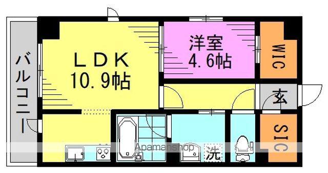 ブライズ高円寺(1LDK/5階)の間取り写真