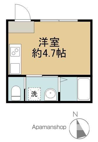 ビエナ桜山(ワンルーム/1階)の間取り写真