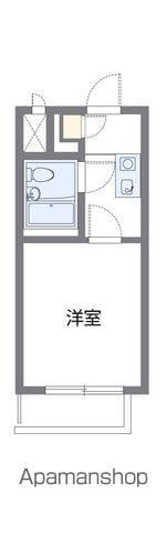 レオパレスグリーン(1K/4階)の間取り写真