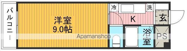 エースコーポ(1K/3階)の間取り写真