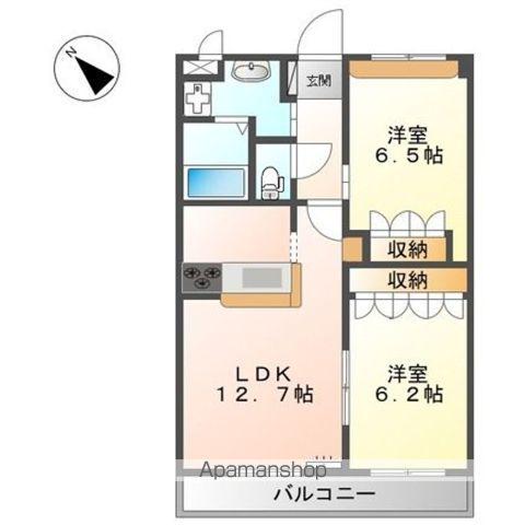 レマルージュ(2LDK/3階)の間取り写真