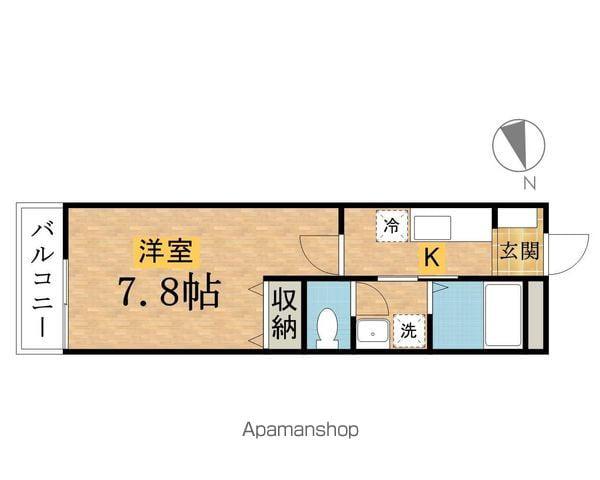 エルメゾンYOU(1K/1階)の間取り写真