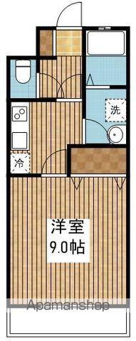 ヴィラキーファ(1K/1階)の間取り写真