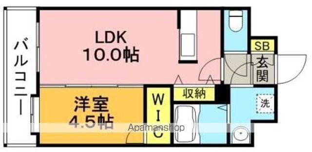 ラ・フェリーチェ和白(1LDK/3階)の間取り写真