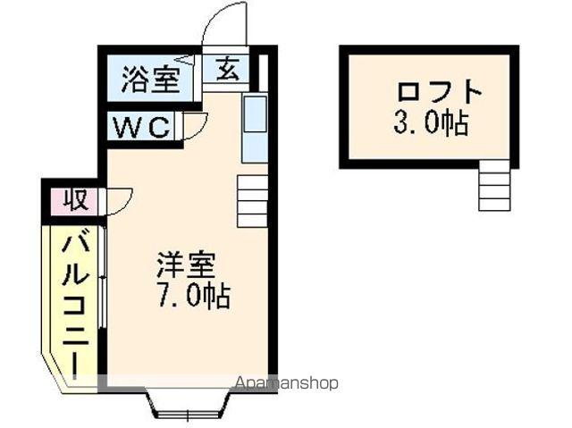 シーサイドメゾン西公園(ワンルーム/2階)の間取り写真
